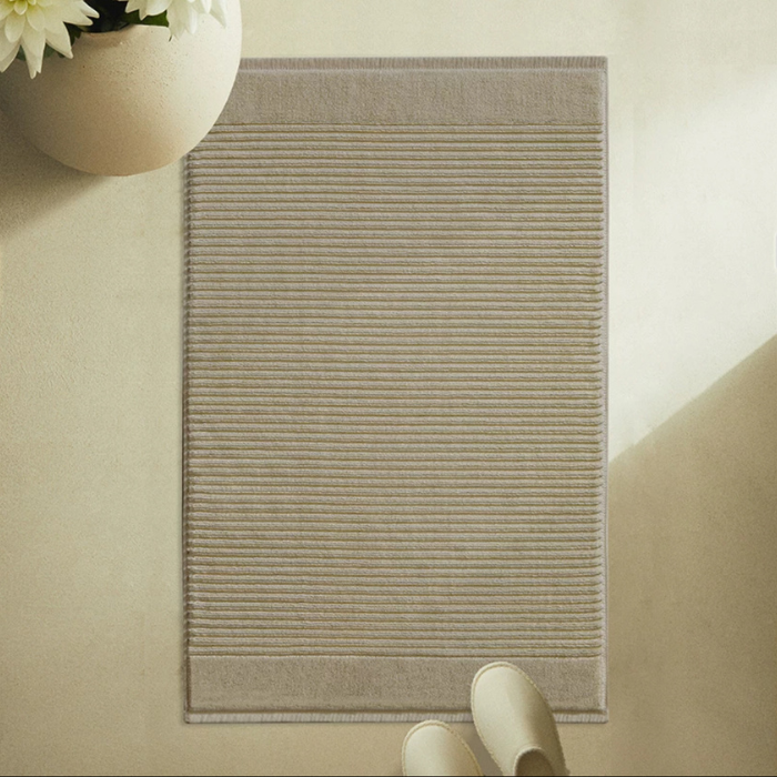 Casse Hotel Style All Cotton Floor Bath Mat / Non slip high water absorbent