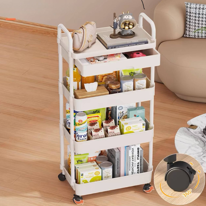 Minimalist Metal Foldable Trolley