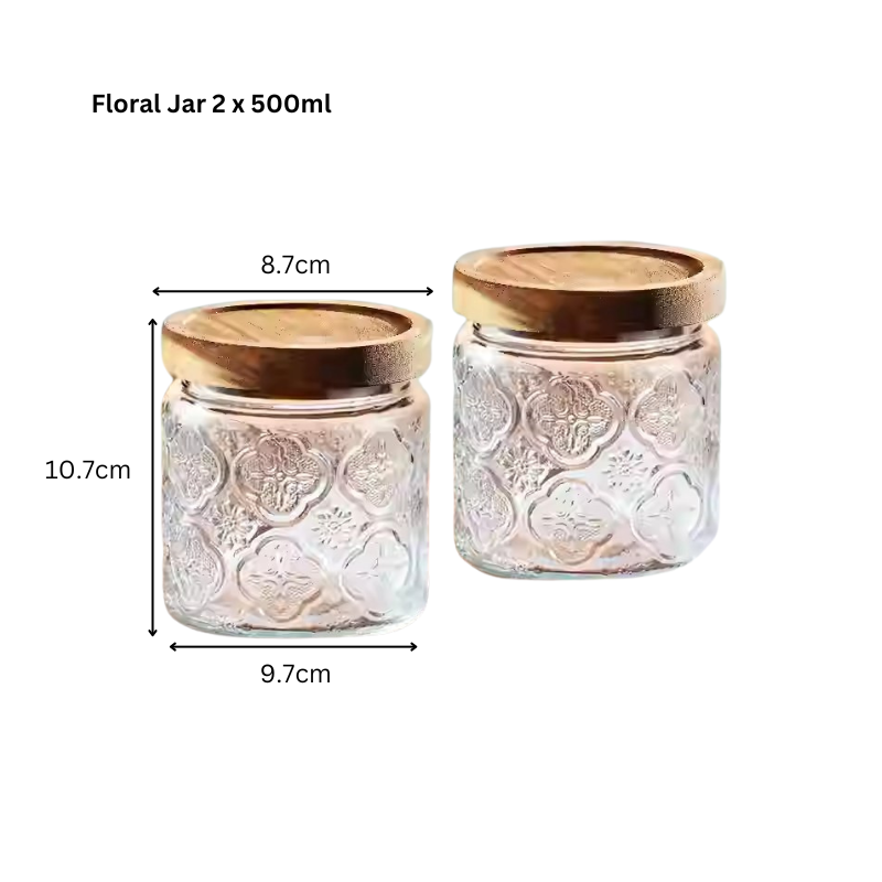 Bamboo canisters / Storage air tight jar  / Food container / Ramadan / Hari Raya