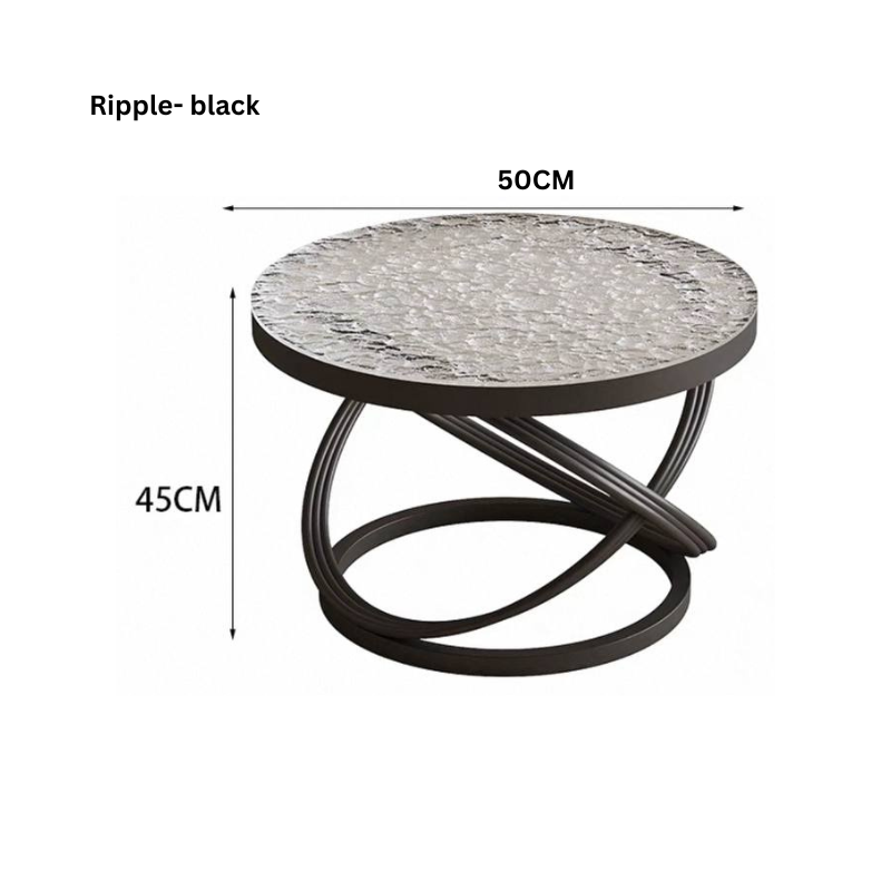 Modern Accent Table for Living Room, Glass Top Coffee Table, Aesthetic Living room furniture, Side table