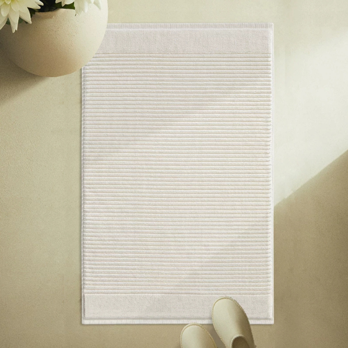 Casse Hotel Style All Cotton Floor Bath Mat / Non slip high water absorbent