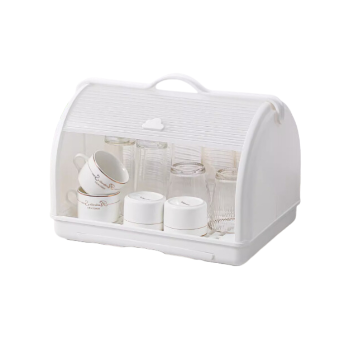 Kabylock Baby Bottle Storage Rack Portable Organizer Utensils Tray Infant Dishes Container