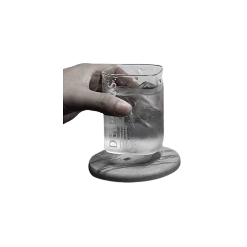 Natural diatomite mud coaster / highly absorbent / quick-drying anti-scalding insulation pad Mat Holder