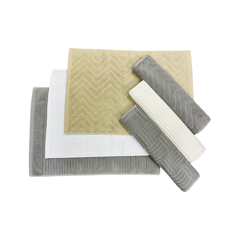 Casse Hotel Style All Cotton Floor Bath Mat / Non slip high water absorbent