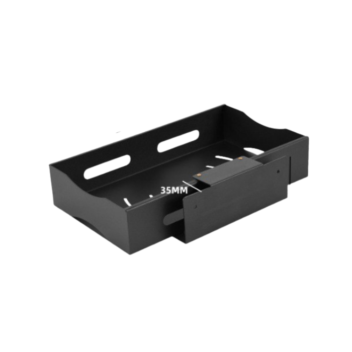 Smart vertical space cabinet sliding pull-out rack | kitchen storage organizer