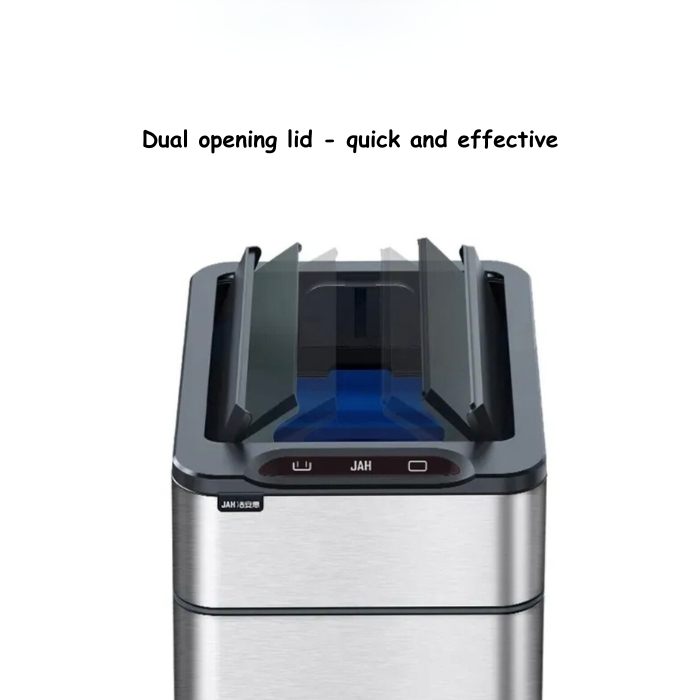 ADEN 30-50L Huge Automatic Smart Stainless Steel Sensor Dustbin / Wastebin / Trash Can Kitchen Bin