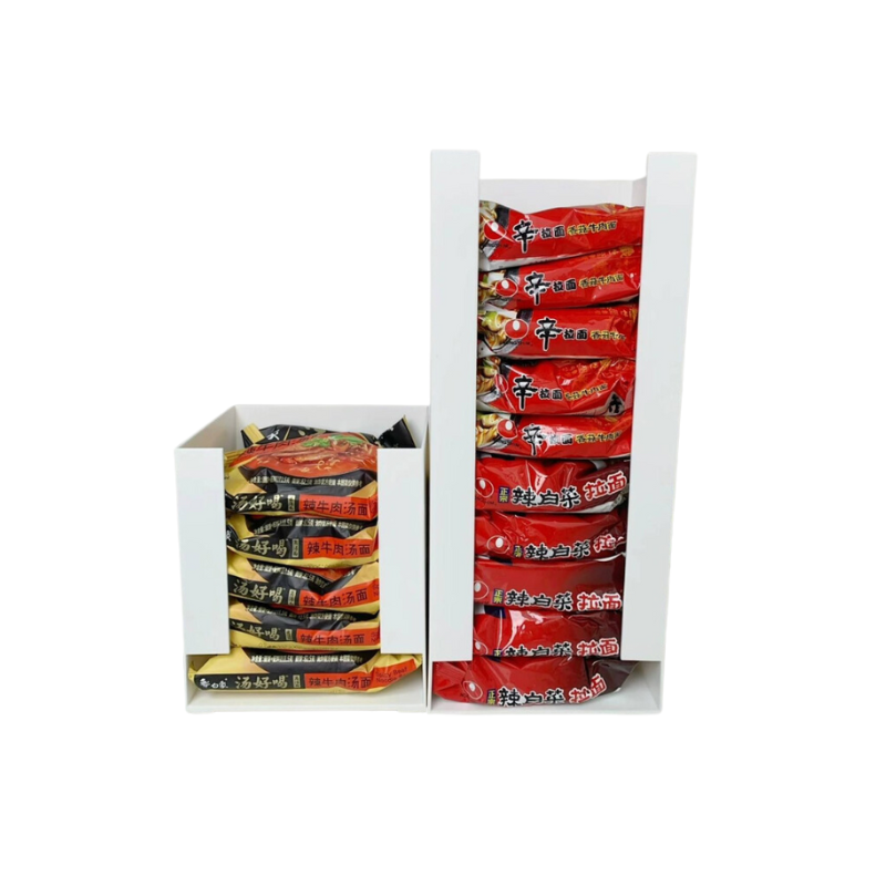 Storage organizer for instant noodles kitchen Pantry organization / mask holder