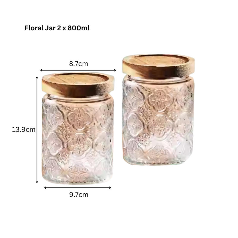 Bamboo canisters / Storage air tight jar  / Food container / Ramadan / Hari Raya