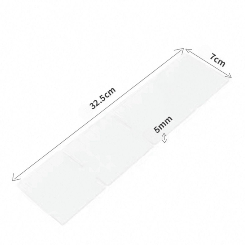 4pcs Home Adjustable Acrylic Drawer Dividers / storage organiser / socks, wardrobe, kitchen cabinet divider