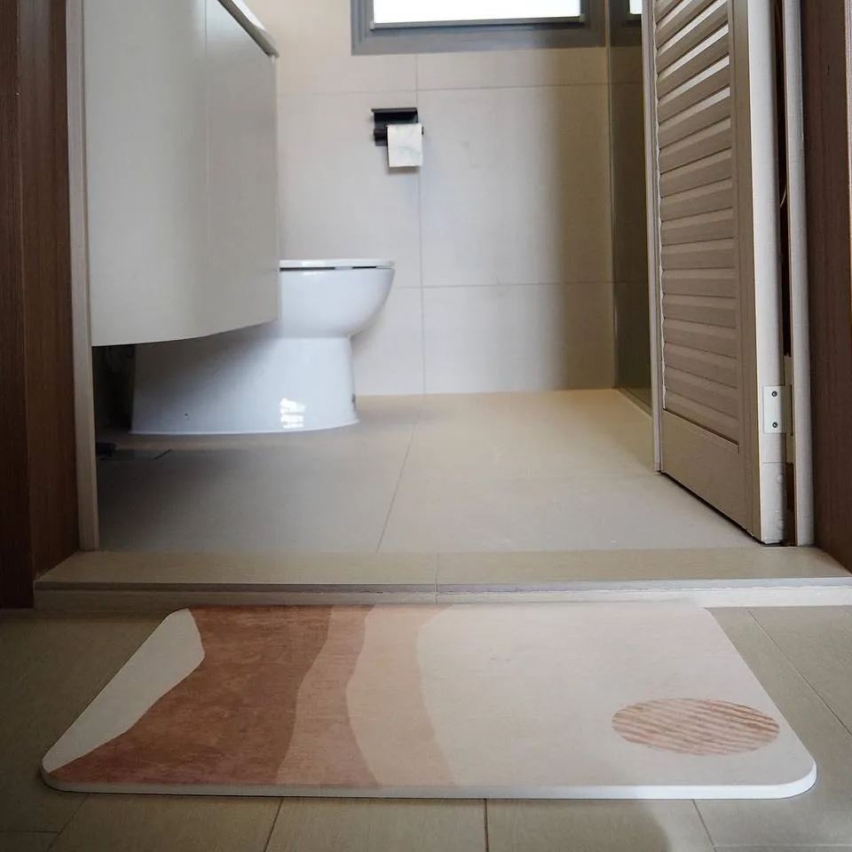 Hard Diatomite Absorbent Mat | Toilet Bathroom Kitchen Dish Drying Mat Hard Japan Quality Nordic Non-Slip