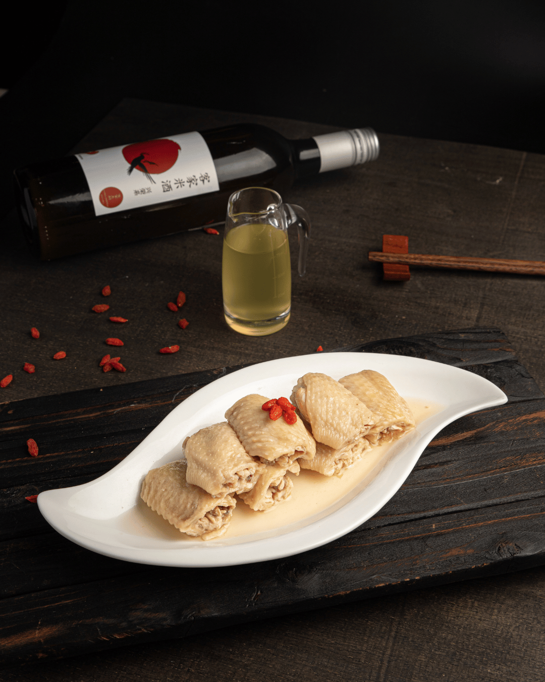 荷叶糟香粉蒸鸡块, 白斩鸡，Hakka style steamed chicken, steamed chicken in lotus leaf, Chinese wine chicken. 