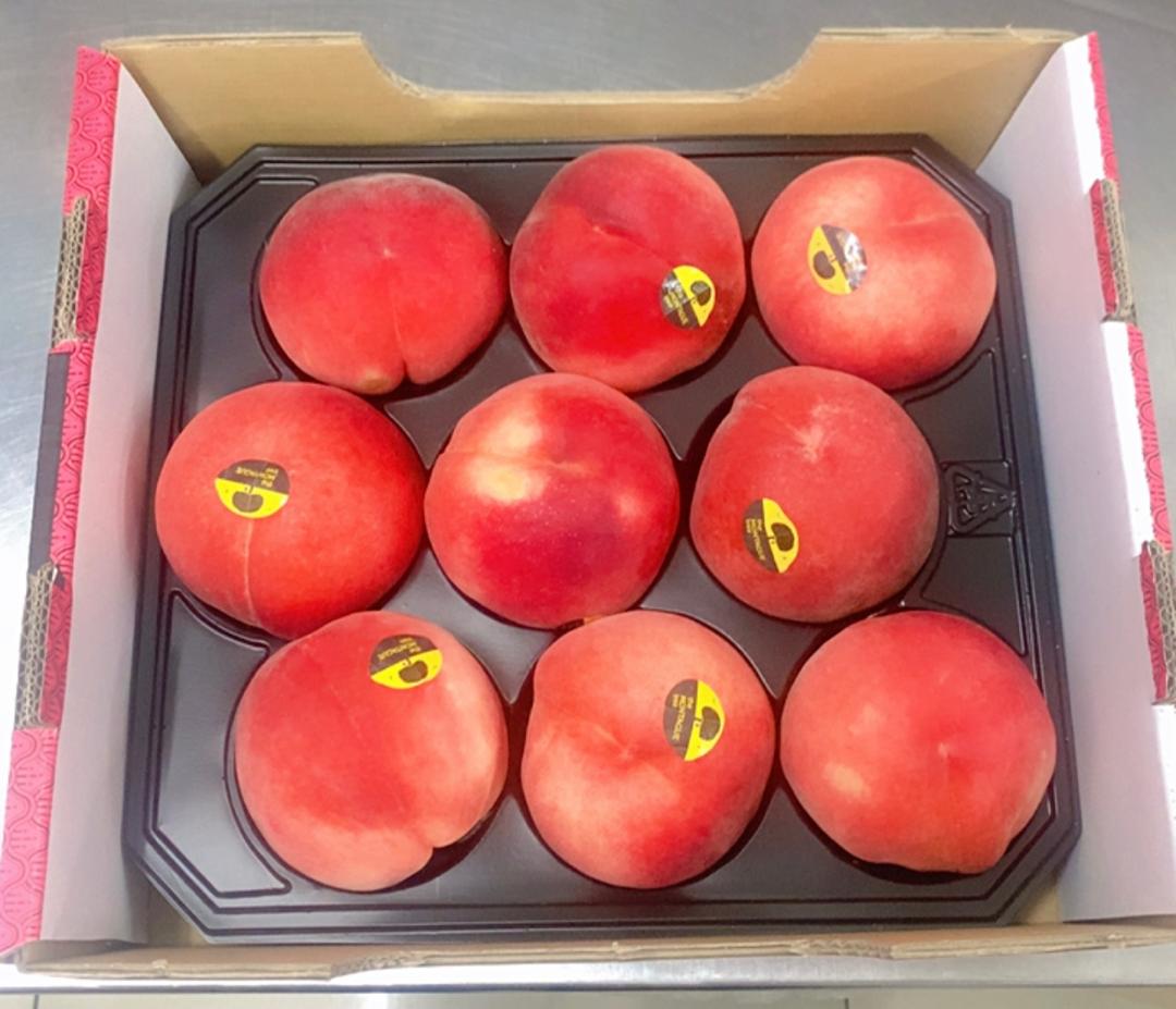 Australian White Peaches 9pcs Gift Box
