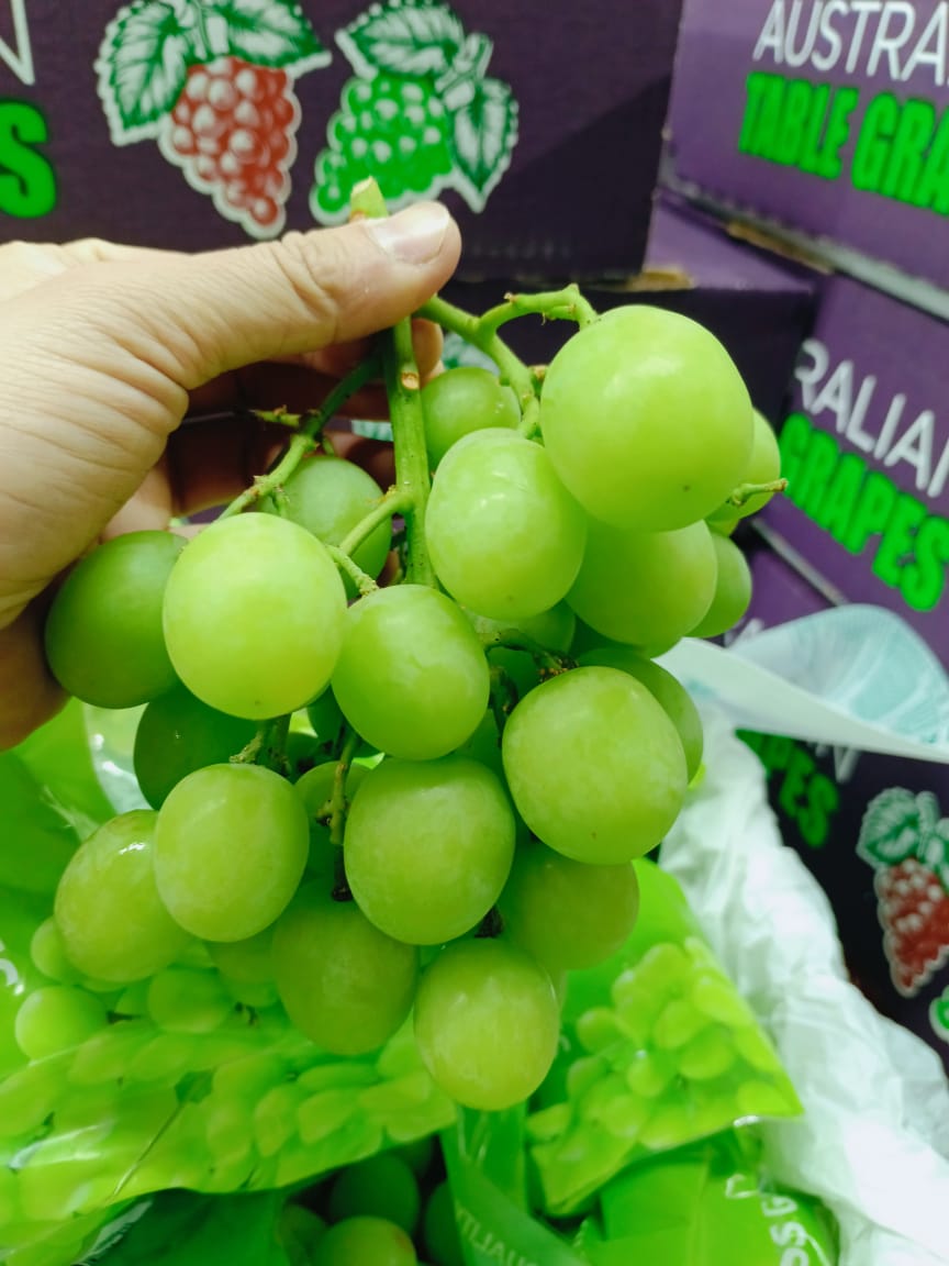 Aust Autumn Crisp Green Seedless Grapes