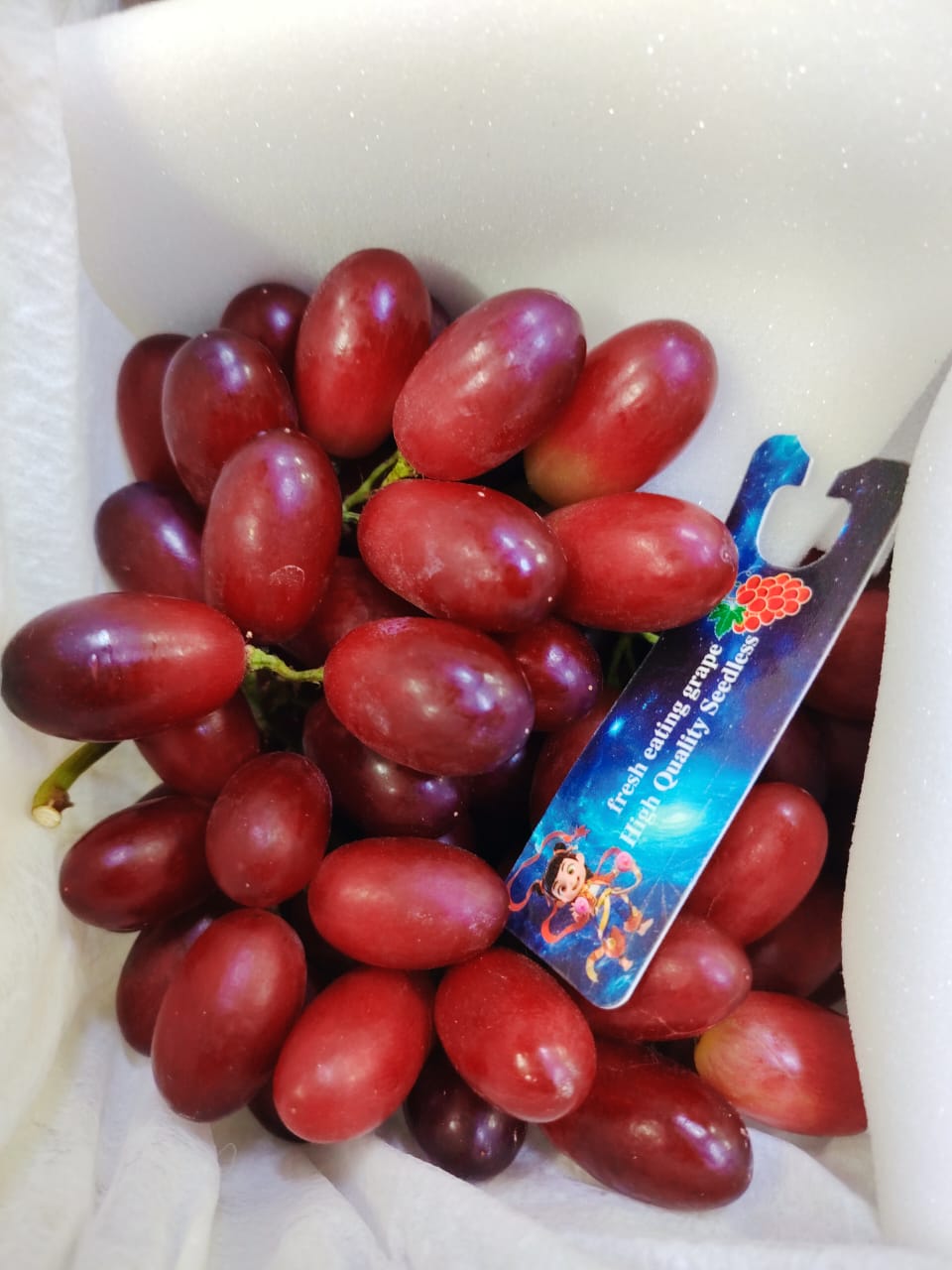 China Red Ruby Seedless Grape