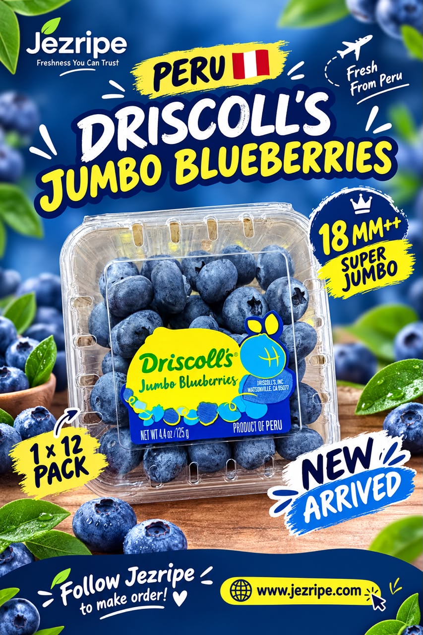 Peru Driscolls Jumbo Blueberries