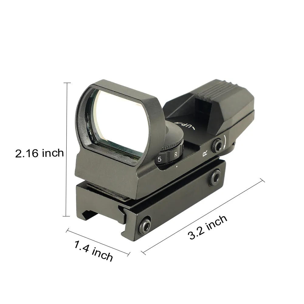 Black Stealth - FM400 1X22 Red Dot Sight