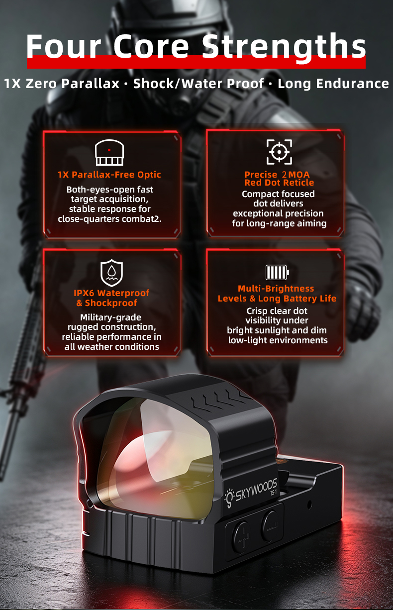 Skywoods - Tactical Red Dot Sight Pistol (TS1)