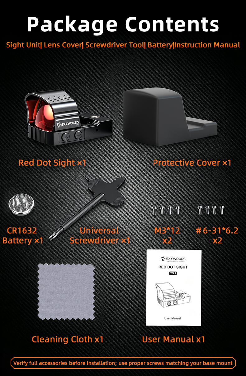Skywoods - Tactical Red Dot Sight Pistol (TS1)