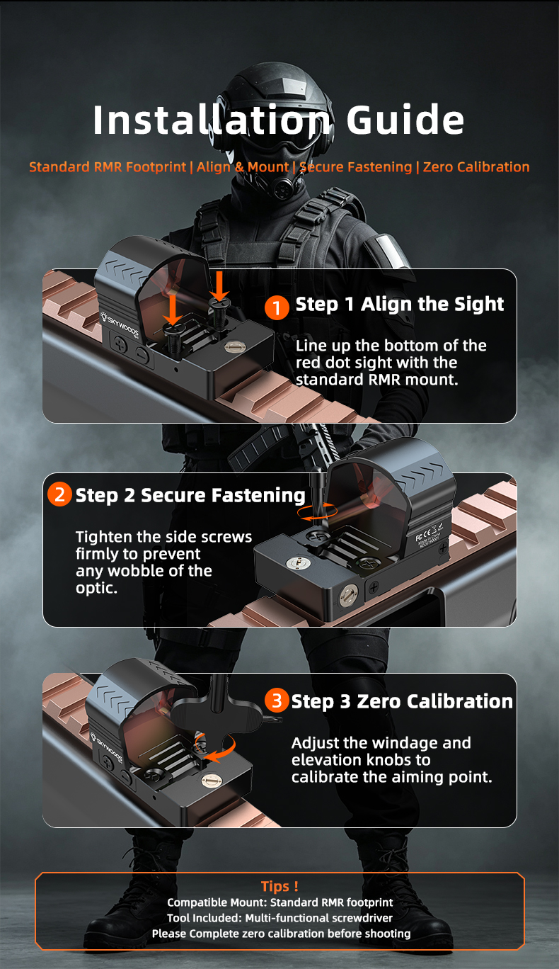 Skywoods - Tactical Red Dot Sight Pistol (TS1)