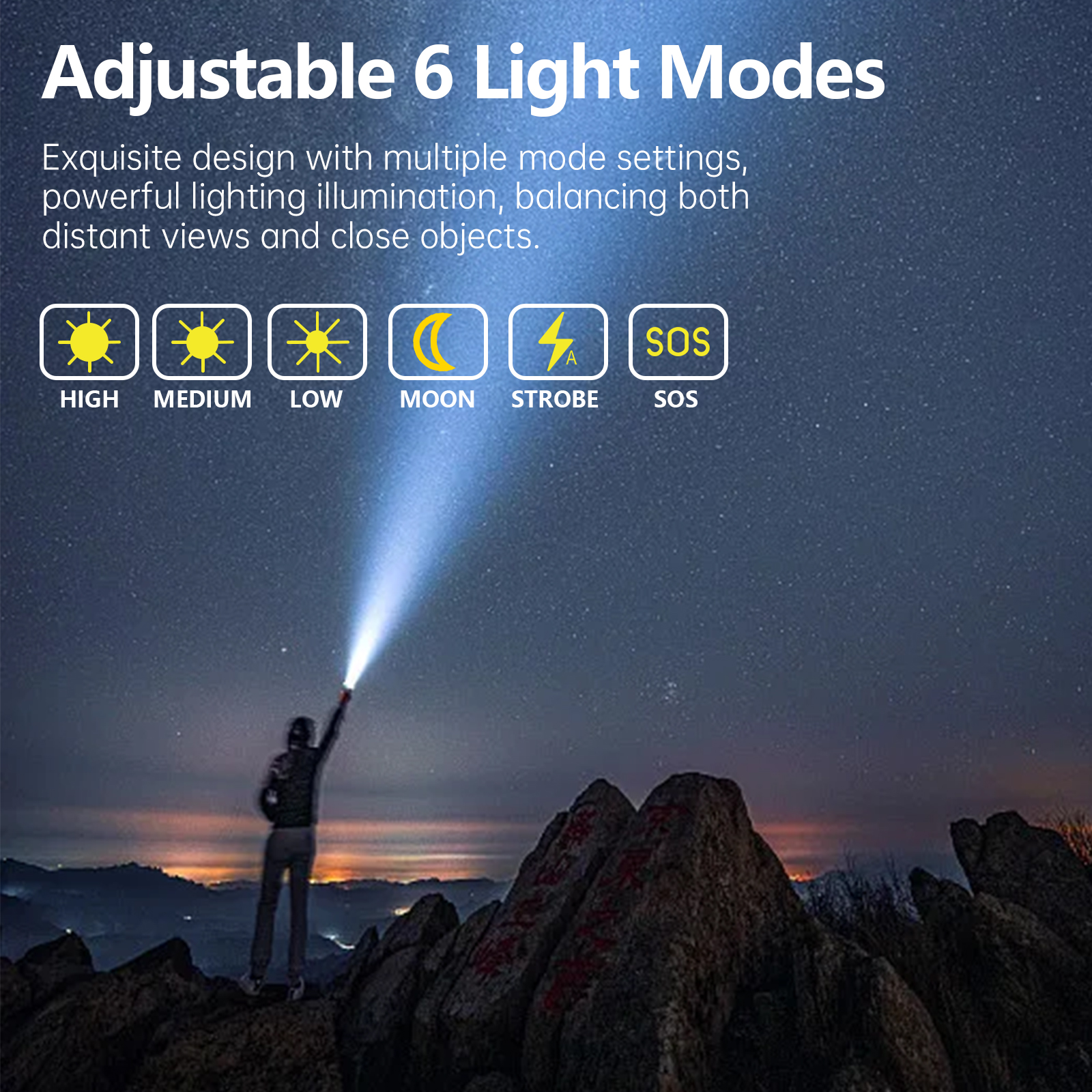 Skywoods - Outdoor Flashlight (3000lu) (OL3000)