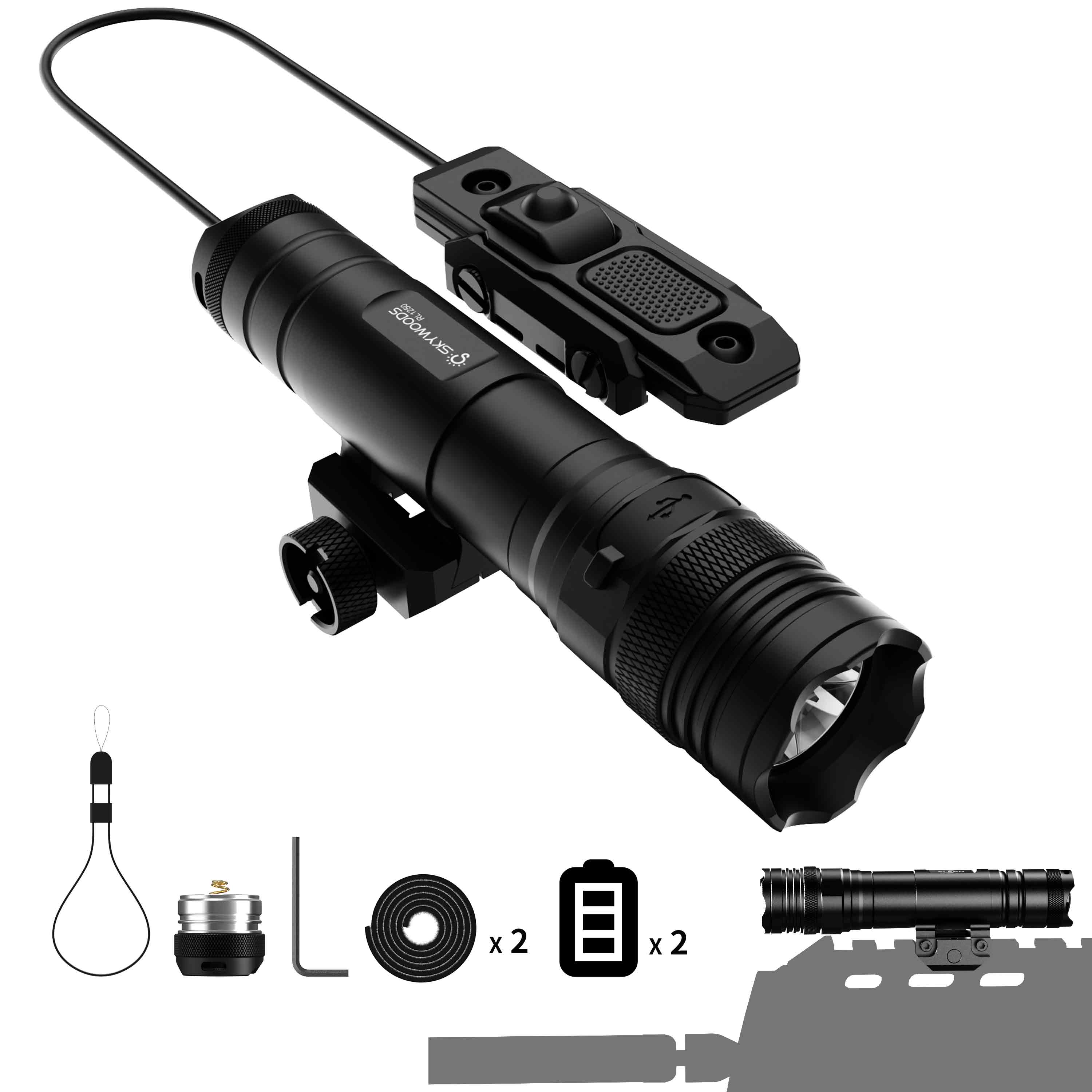 Skywoods - Tactical Rifle Light (1250lu) (RL1250)