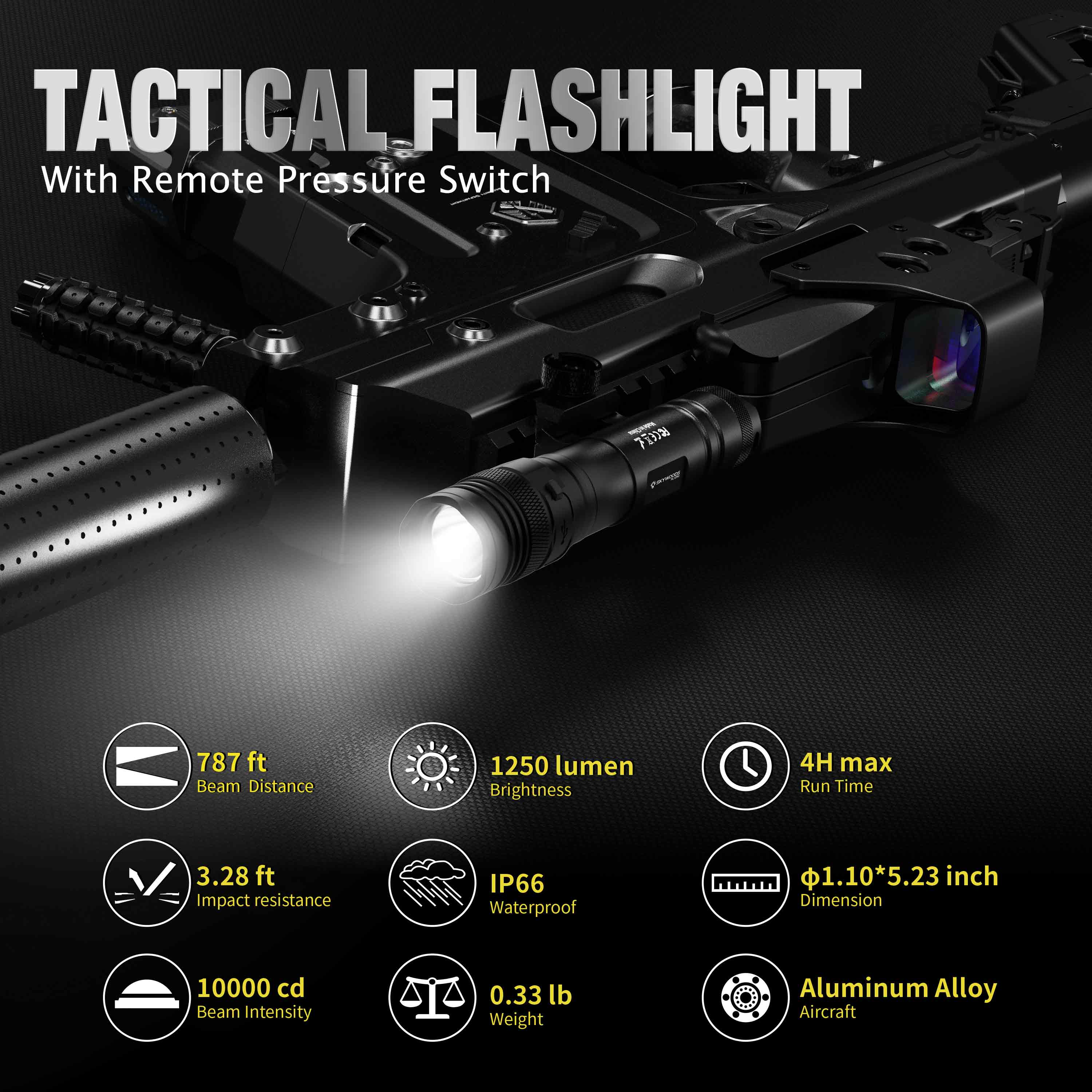 Skywoods - Tactical Rifle Light (1250lu) (RL1250)