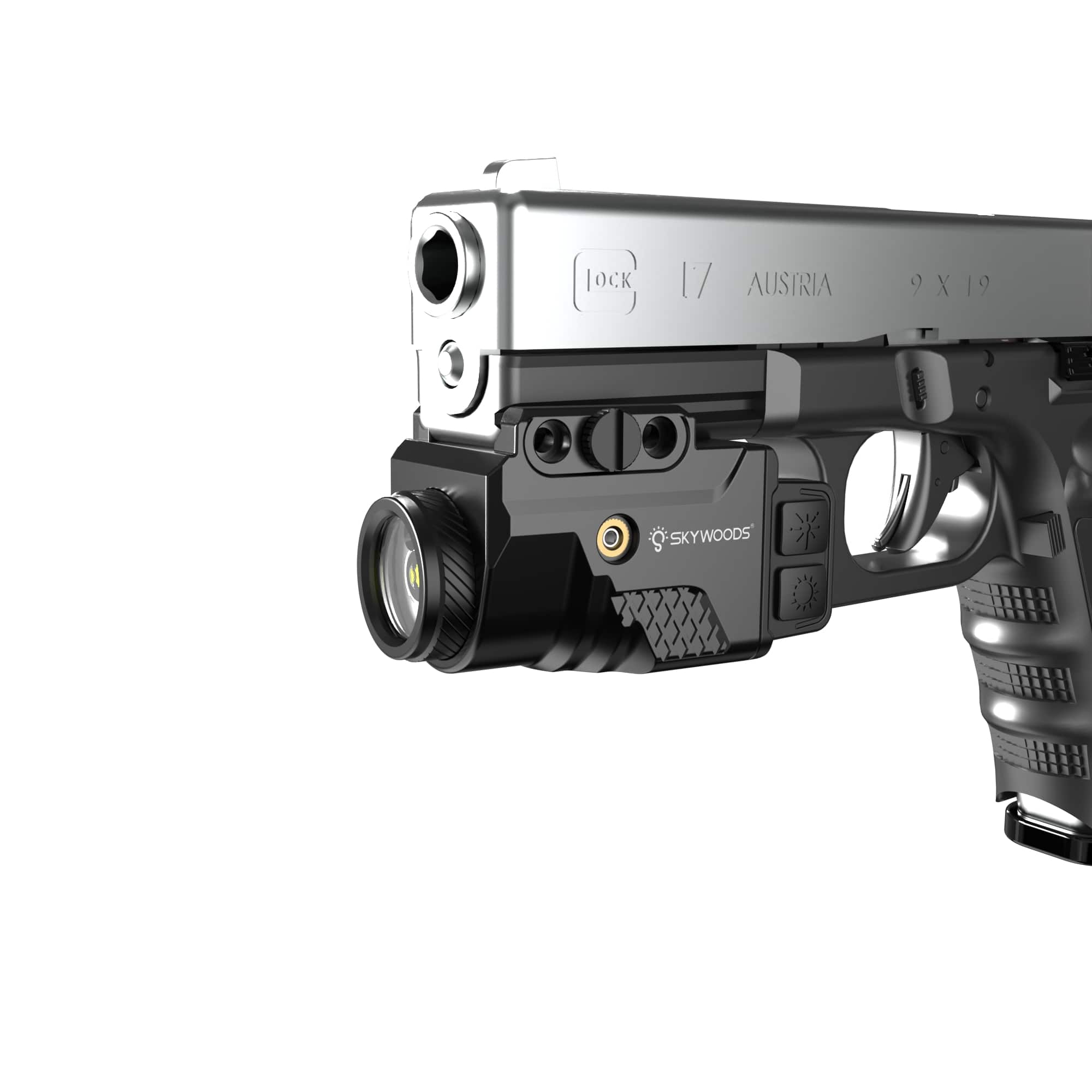 Skywoods - Tactical Pistol Light (480lu) + Green Laser (PL480G)