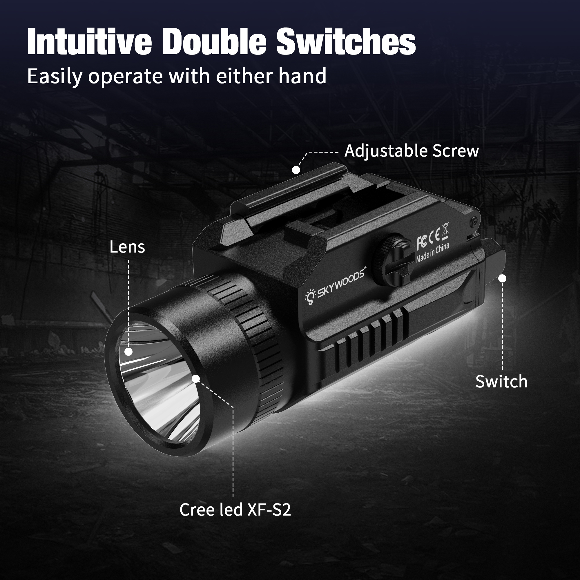 Skywoods - Tactical Pistol Light (940lu) (PL940)