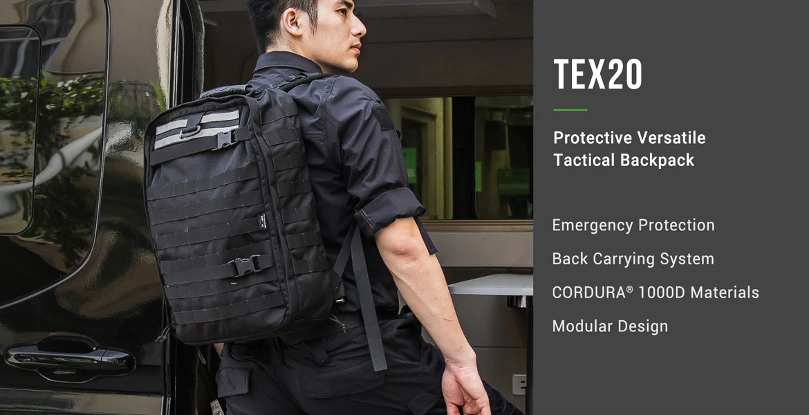 Nextorch - TEX20 Protective Versatile Tactical Backpack