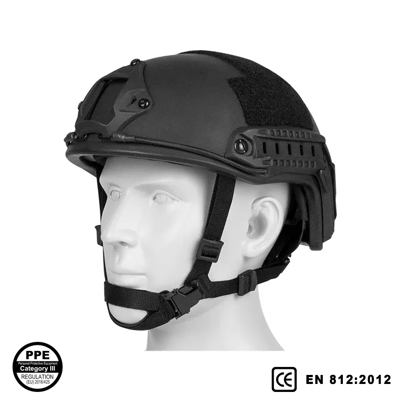 Black Stealth - FAST Bump Helmet (EN Certified)