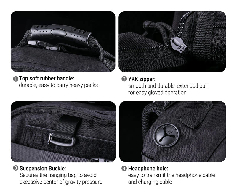 Nextorch - TEX20 Protective Versatile Tactical Backpack