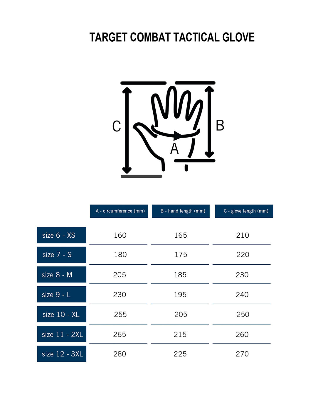 MoG - Target Combat Gloves (9106)