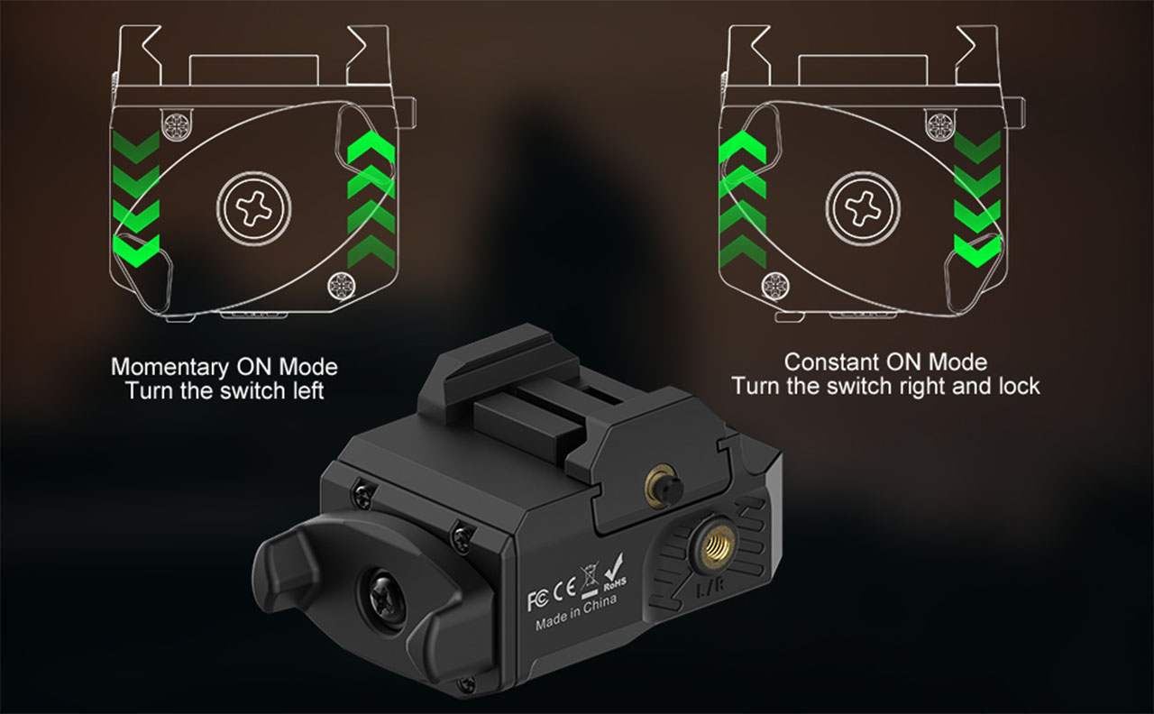 Skywoods - Tactical Pistol Laser Green (L50410)