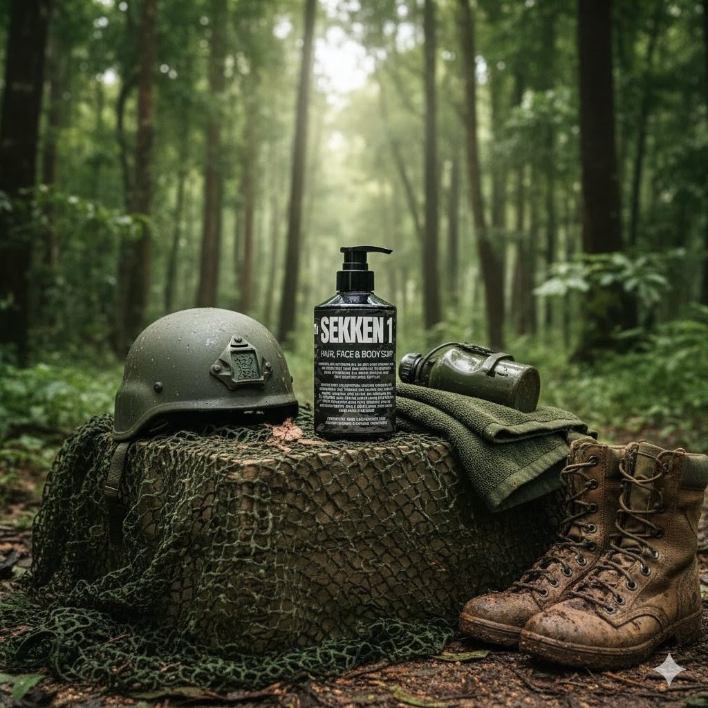 Black Stealth - Sekken 1 (Hair, Face & Body Soap)