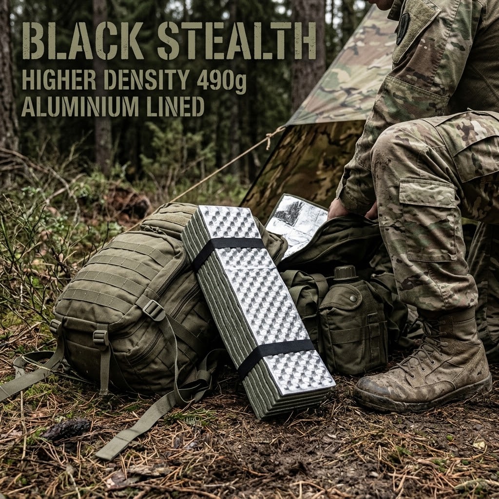 Black Stealth - Field Shell Field Mat