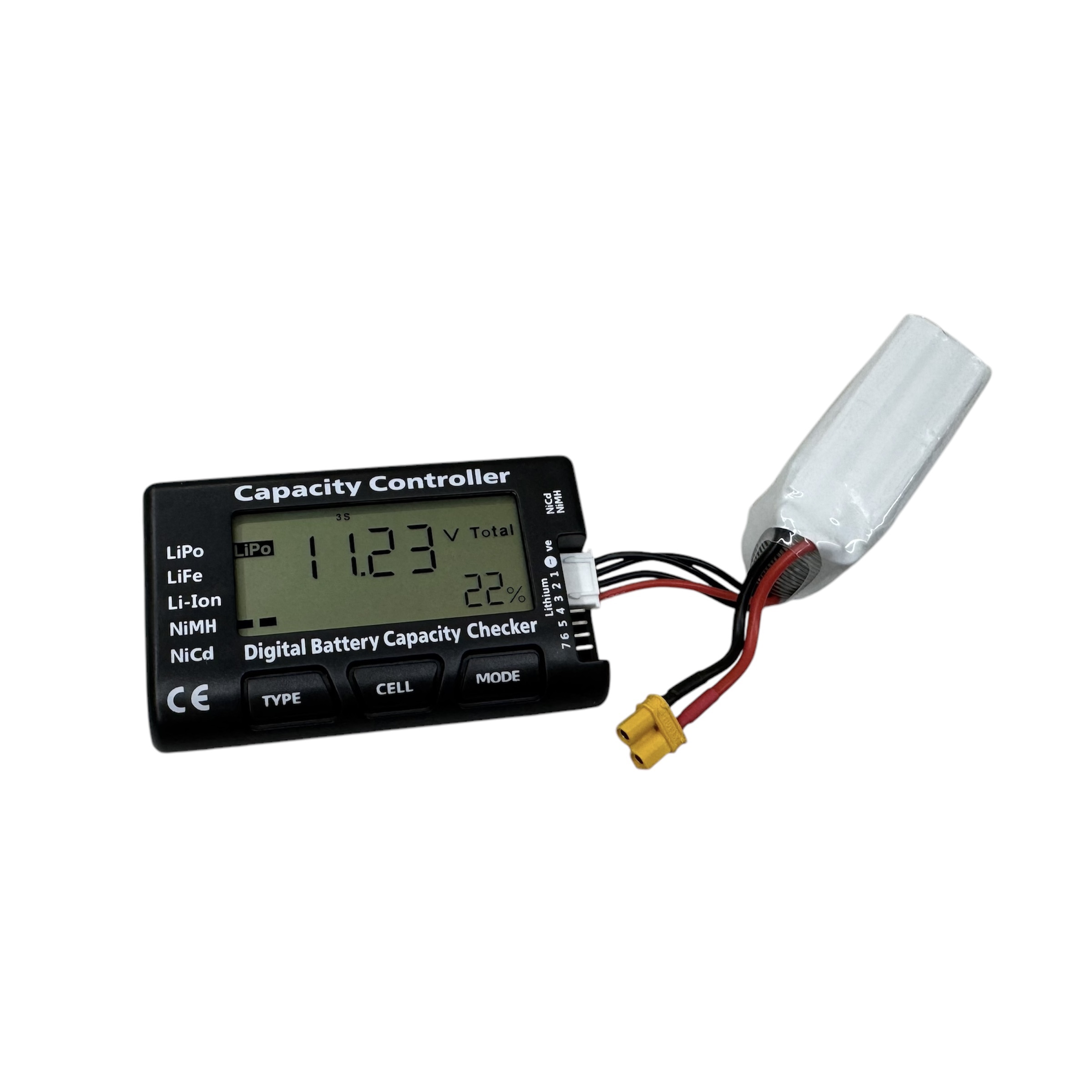 Digital Chargeable Battery Volt meter