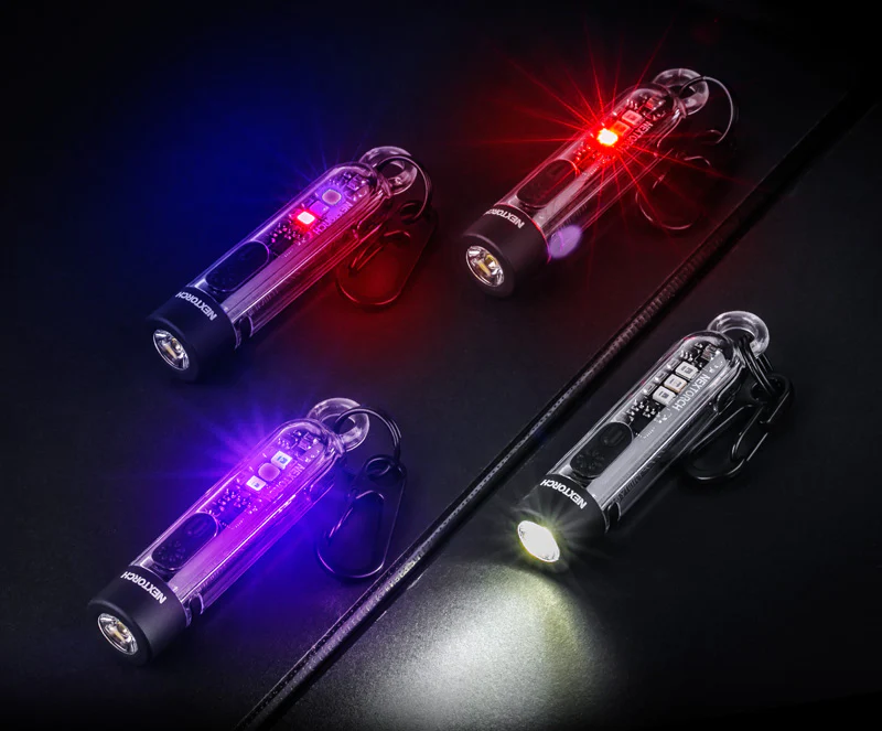 Nextorch - K40 Multi-light Keychain Flashlight Beacon