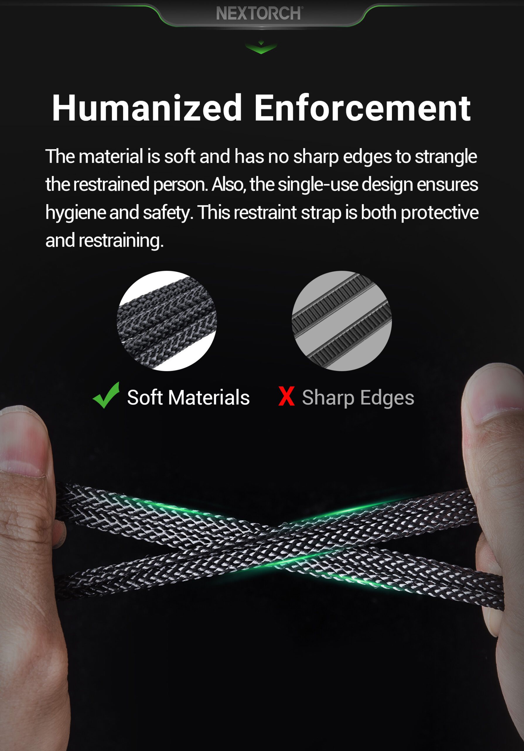 Nextorch - Flexible Nylon Cuffs (HC40) (10pcs)