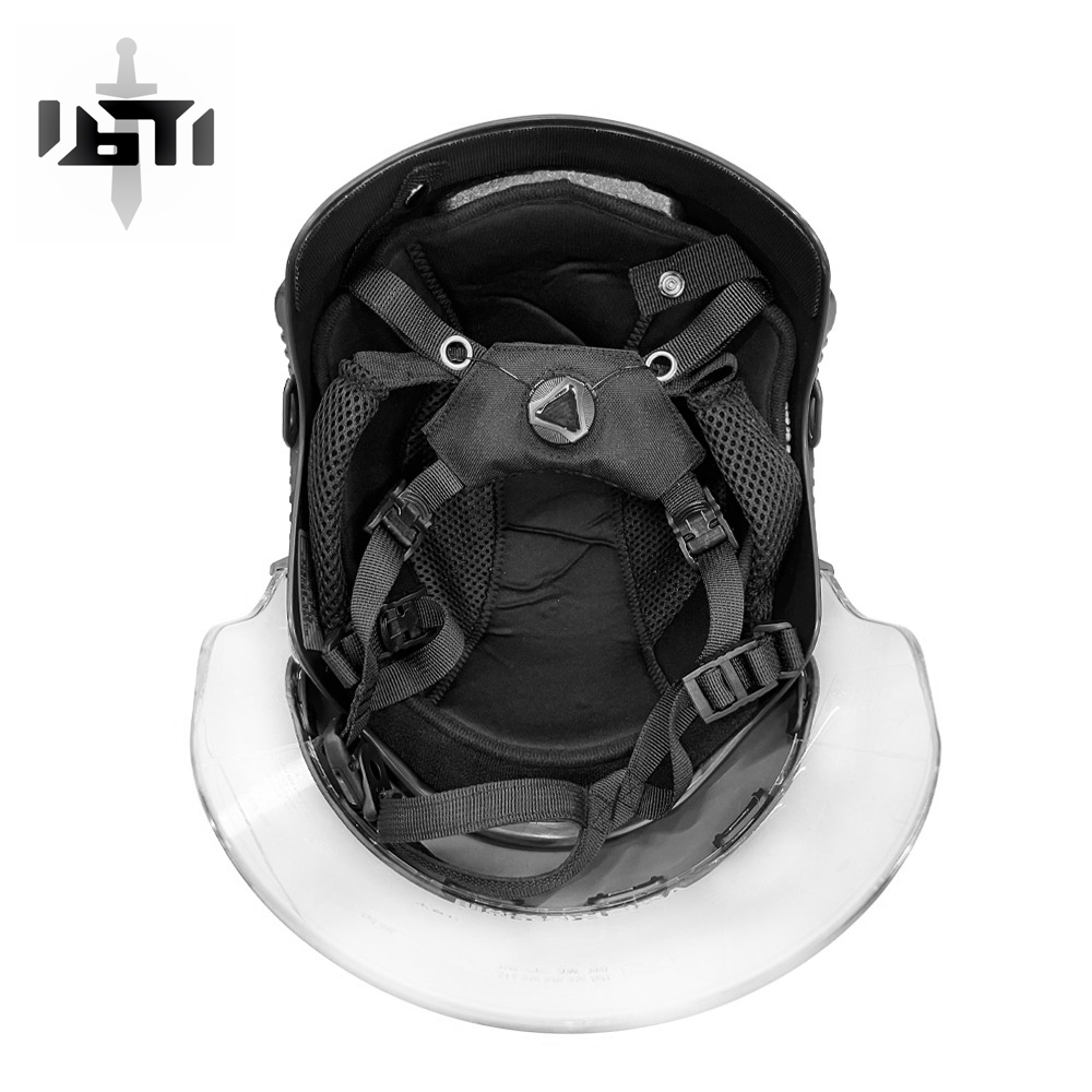 Black Stealth - Vanguard Lite Spec-Ops Riot Helmet