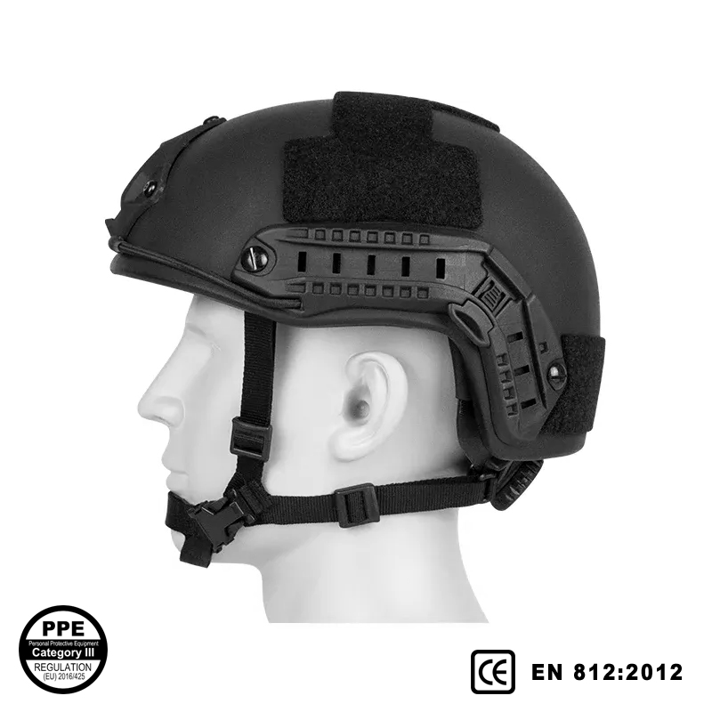 Black Stealth - FAST Bump Helmet (EN Certified)