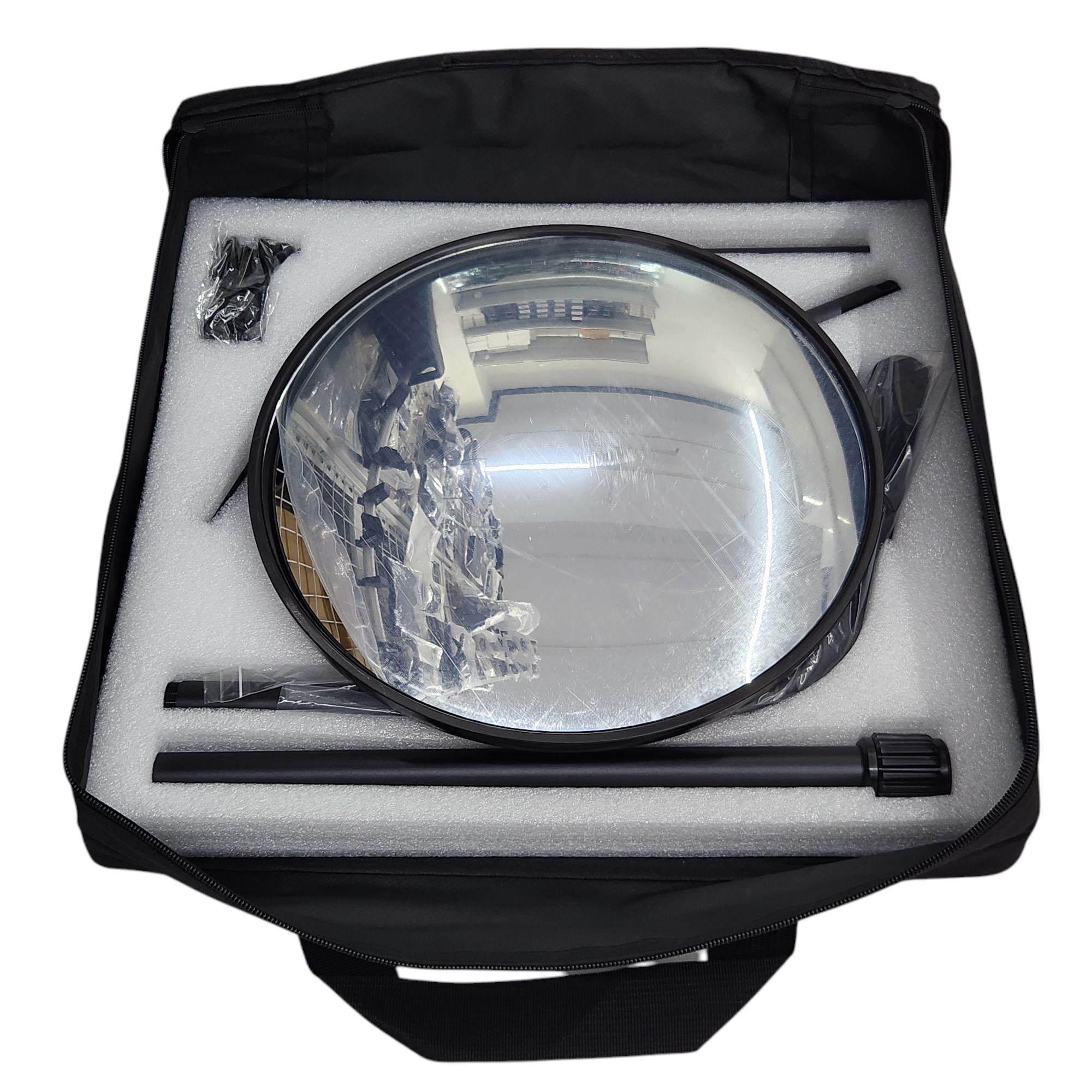 Black Stealth - Undercarriage Inspection Mirror with Wheels