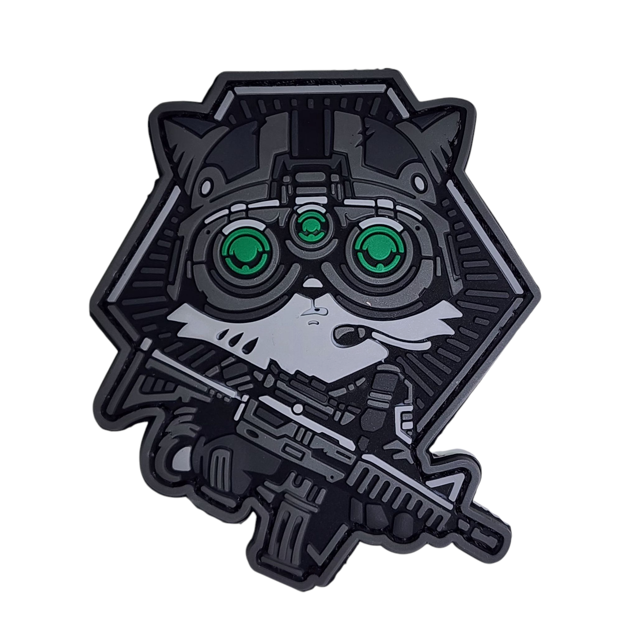 Rubber Patch - Cat Rifle B1687