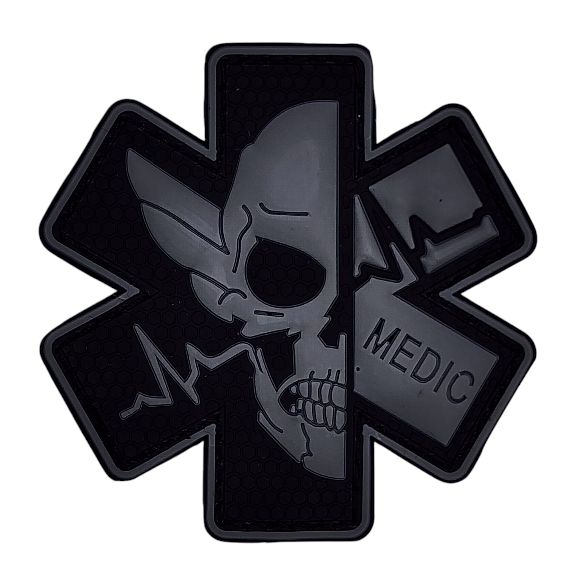 Rubber Patch - Medic Skull