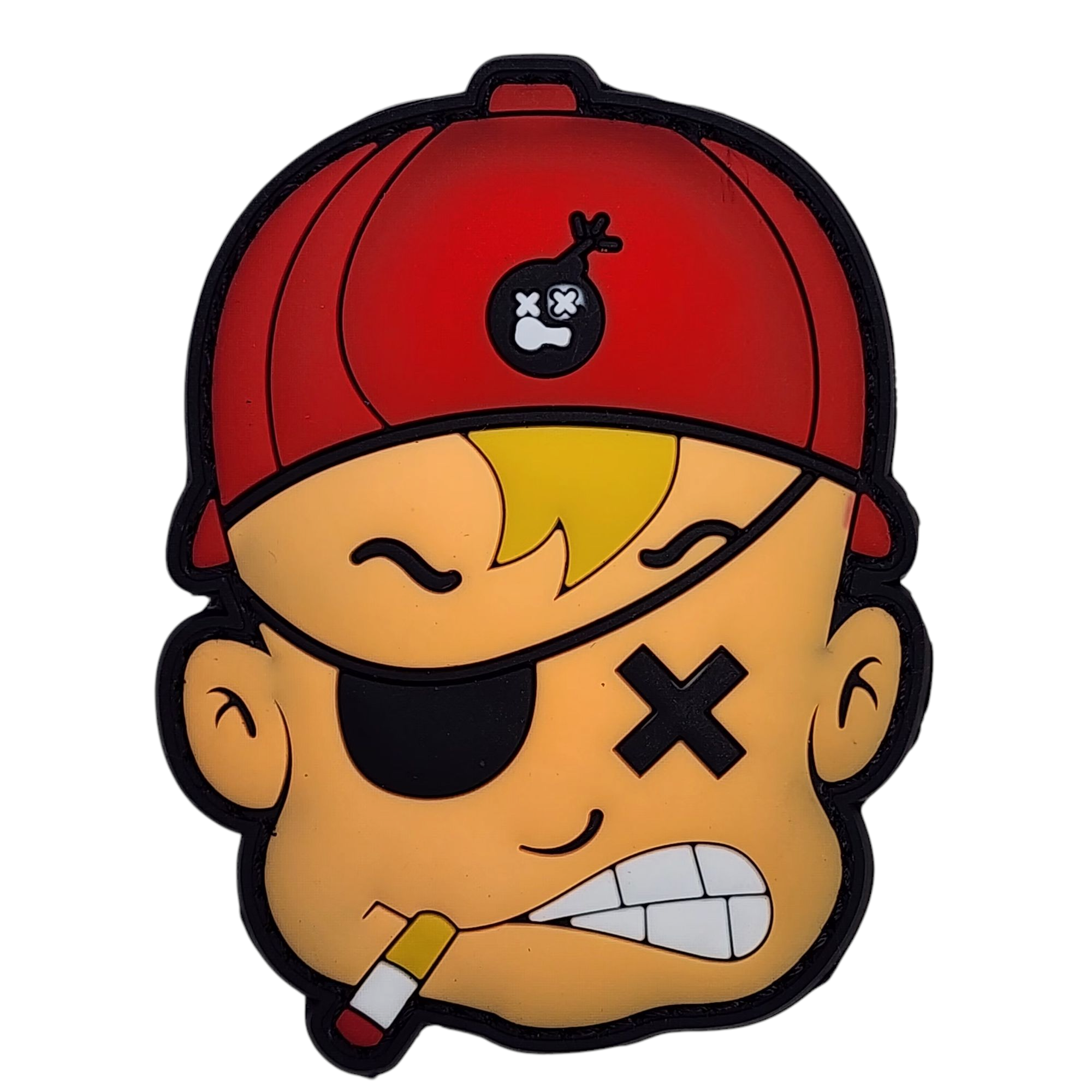 Rubber Patch - Smoking Boy