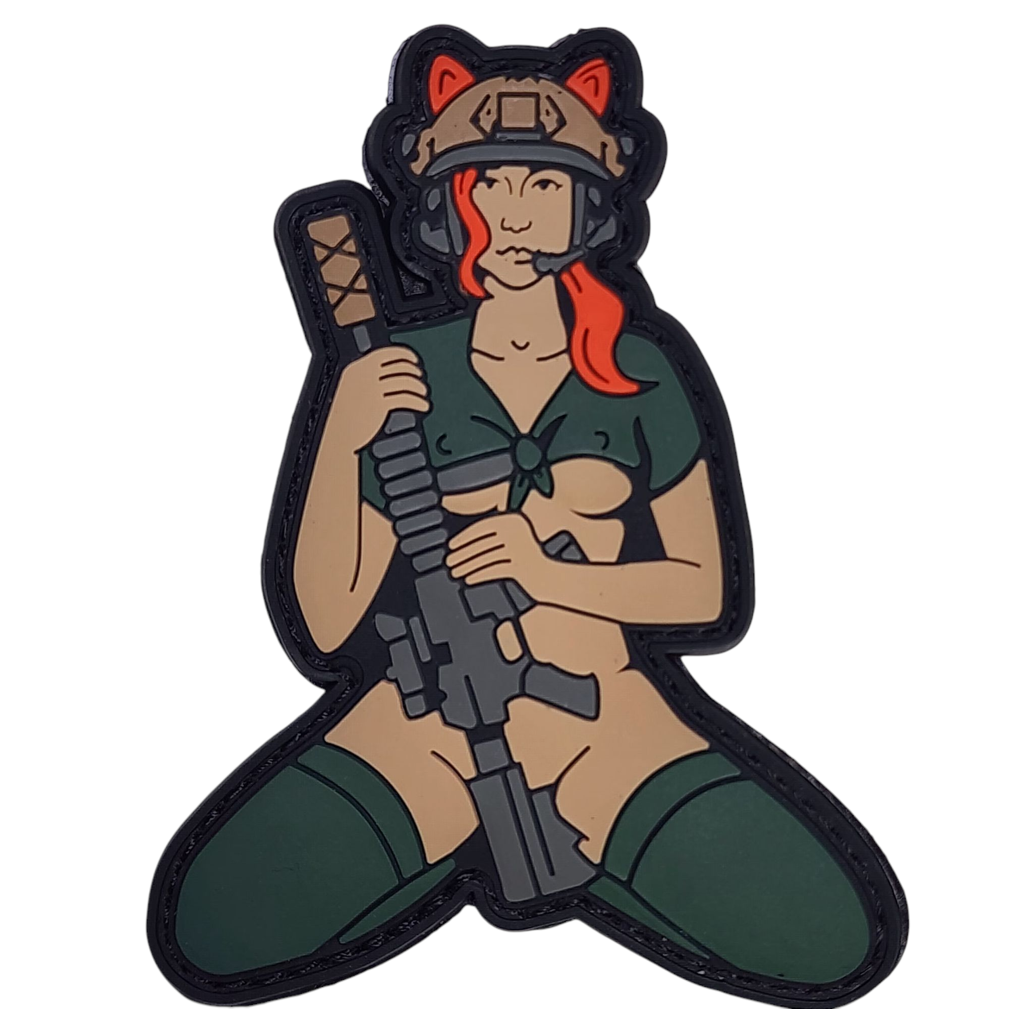 Rubber Patch - Gun Girl B1804