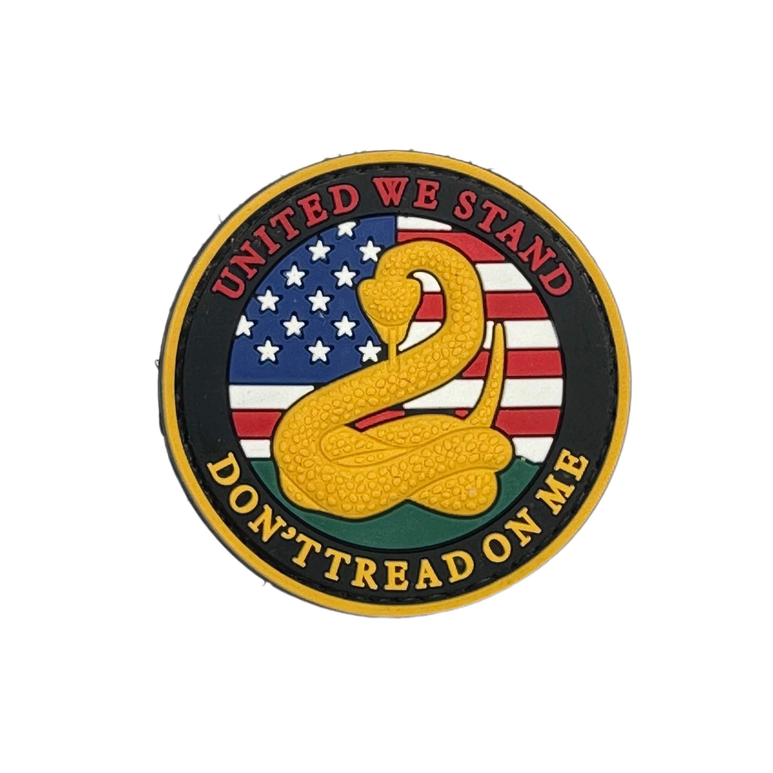 Rubber Patch - United We Stand Don't Tread on Me