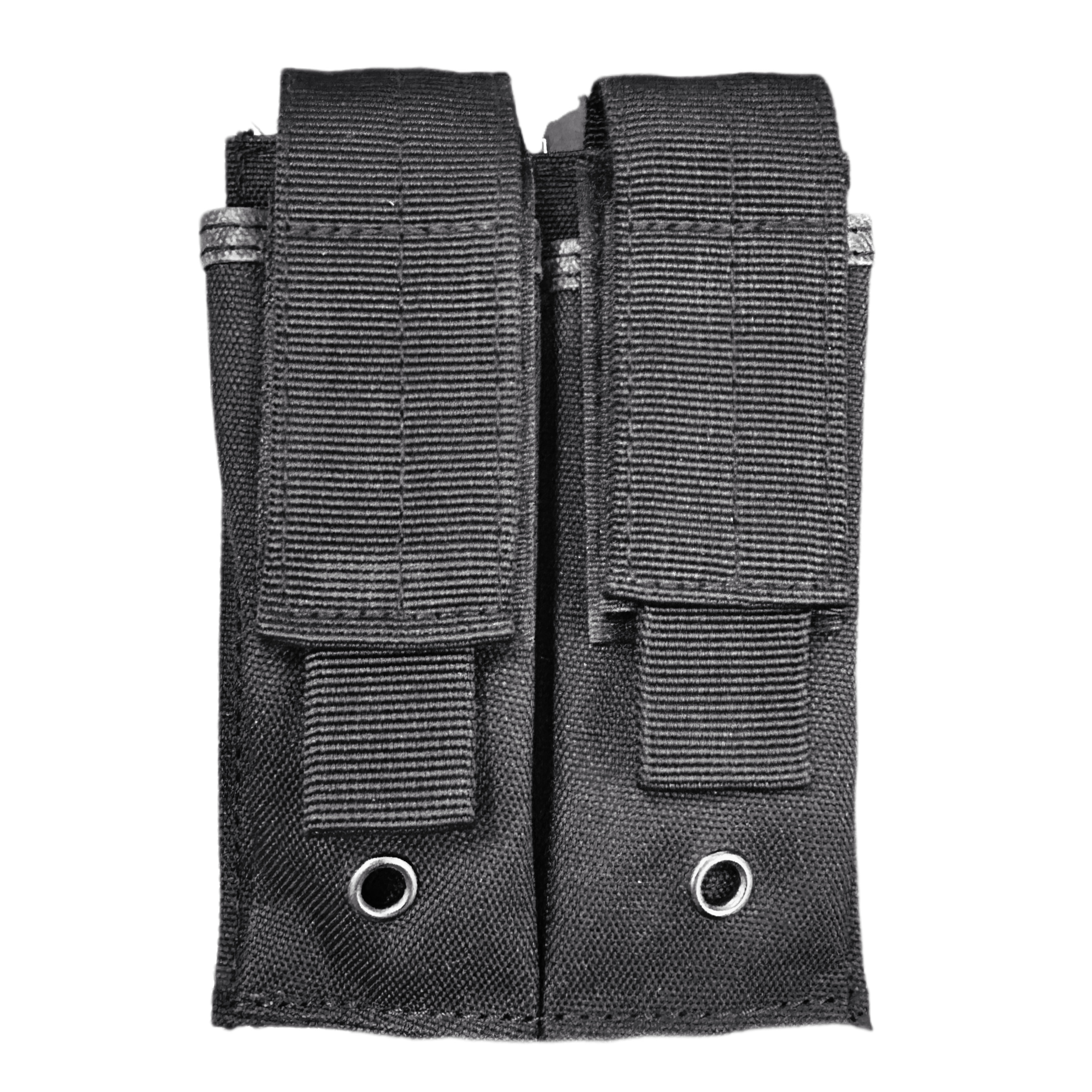 Black Stealth - Molle Sheath Dual Mag (ZJ116BK)