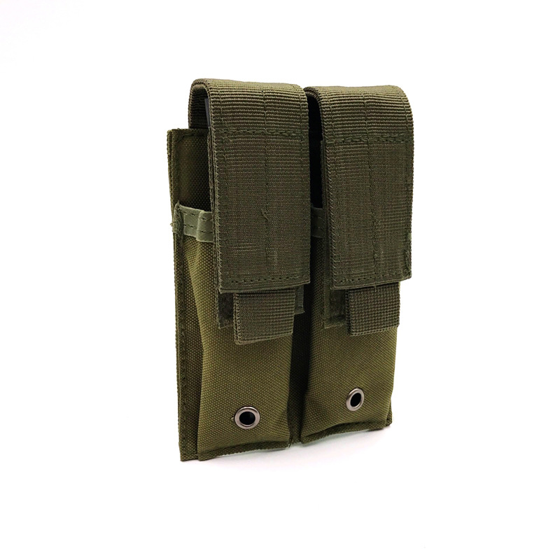 Black Stealth - Molle Sheath Dual Mag (ZJ116BK)