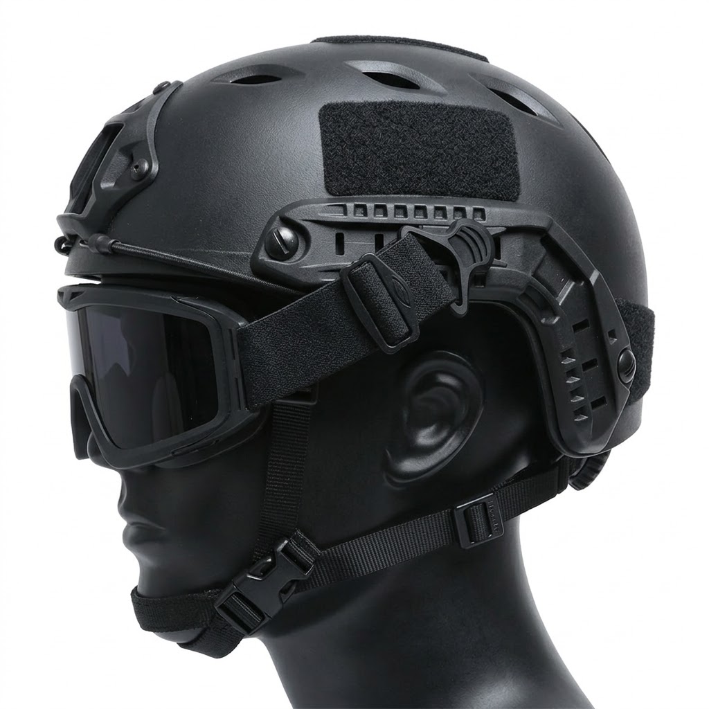 Black Stealth - Goggle to Helmet Rail Mount