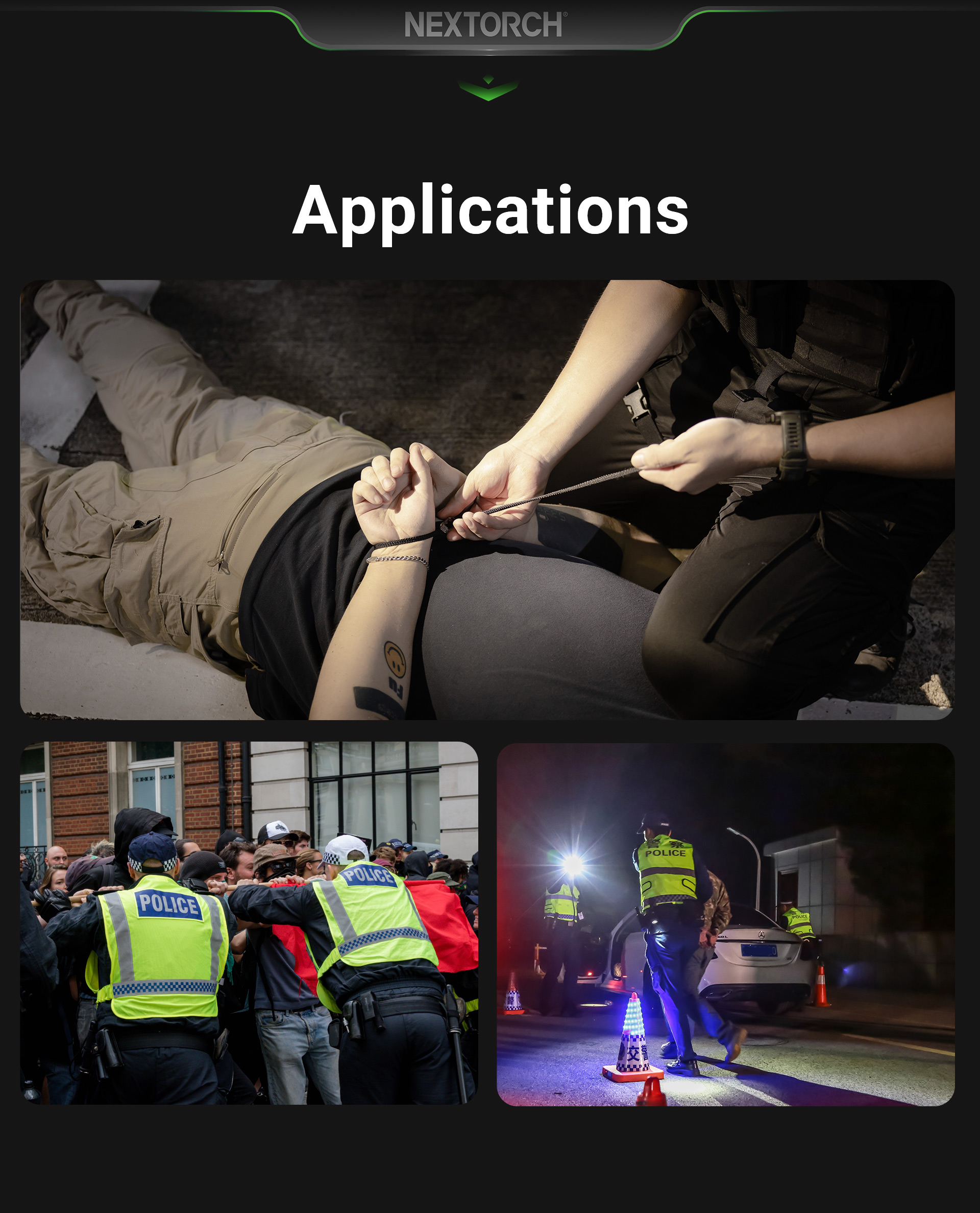 Nextorch - Flexible Nylon Cuffs (HC40) (10pcs)